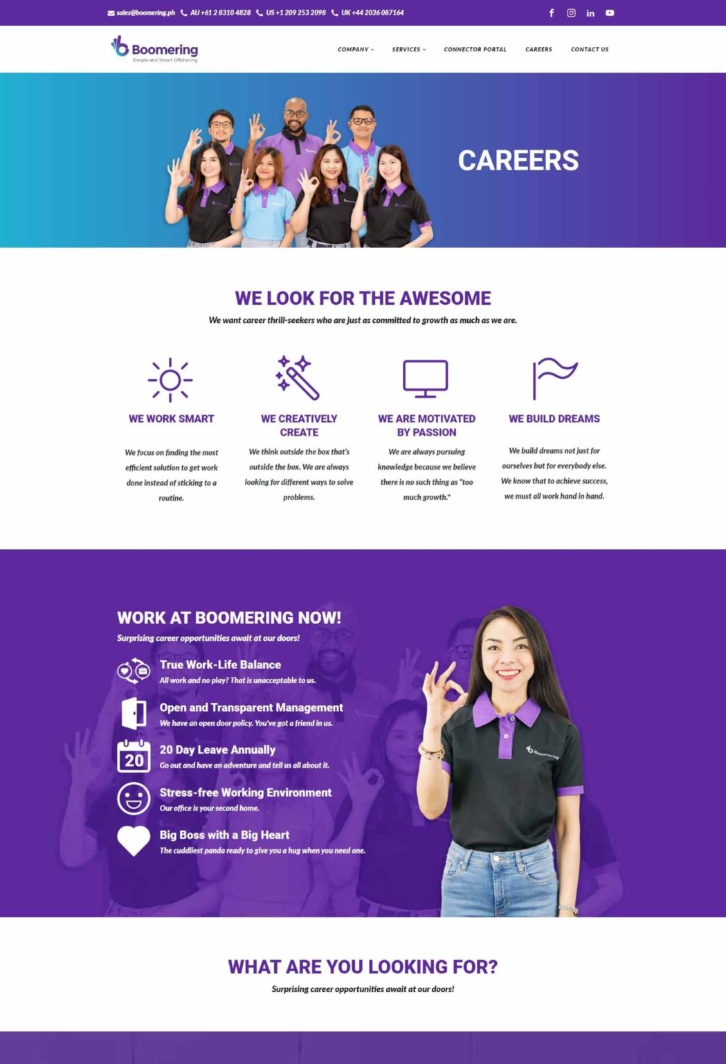 Our latest website development project is live! We've created a stunning, user-friendly website that's sure to impress. Explore it now! - Boomering inc. created by Web Specialist Wizard