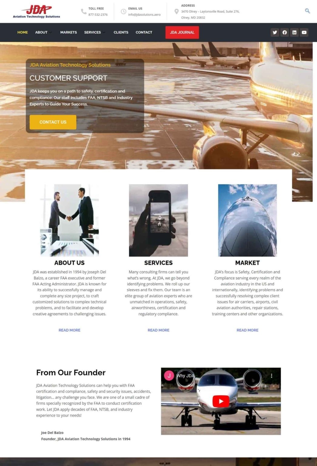 Presenting our latest website development masterpiece, a seamless blend of design and functionality for your online success. JDA Aviation Technology