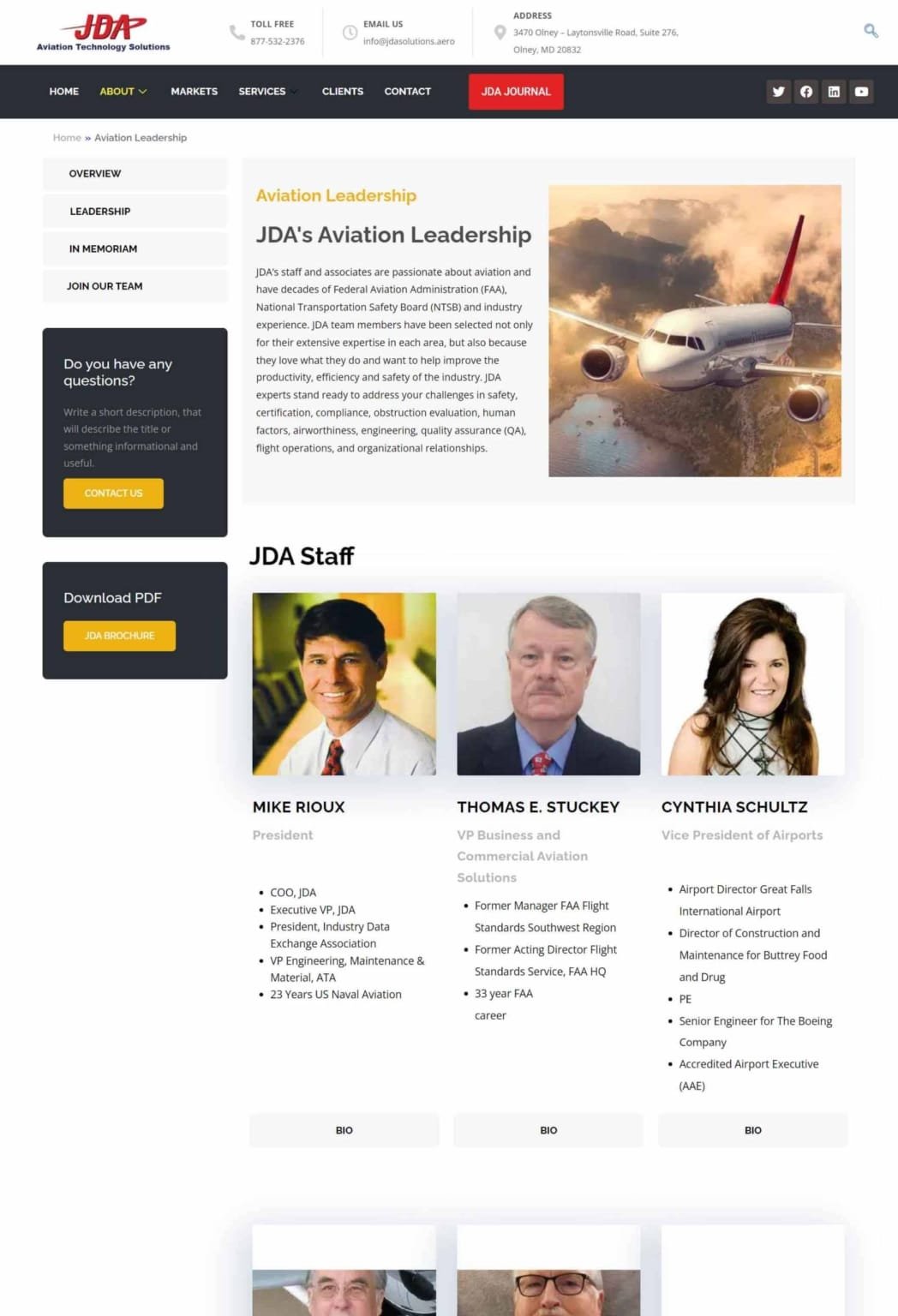 Presenting our latest website development masterpiece, a seamless blend of design and functionality for your online success. JDA Aviation Technology