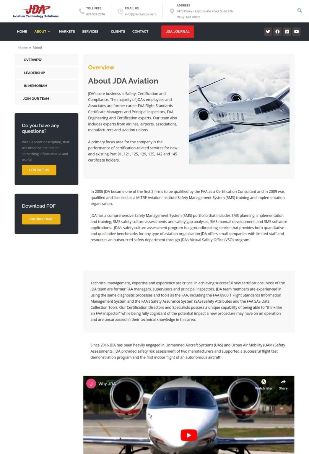 Presenting our latest website development masterpiece, a seamless blend of design and functionality for your online success. JDA Aviation Technology