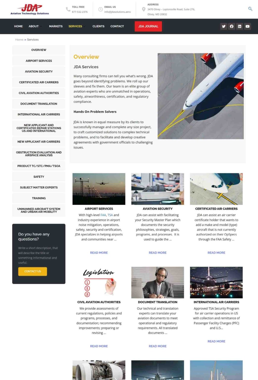 Presenting our latest website development masterpiece, a seamless blend of design and functionality for your online success. JDA Aviation Technology