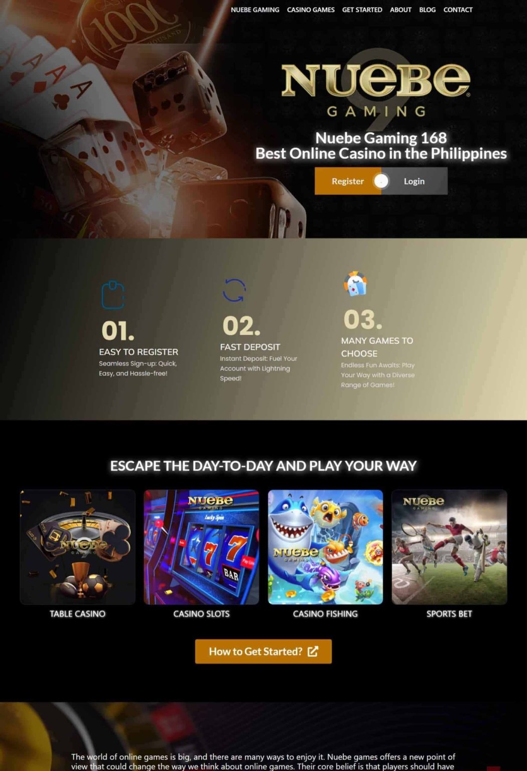nuebe gaming 168 newest online casino philippines trending