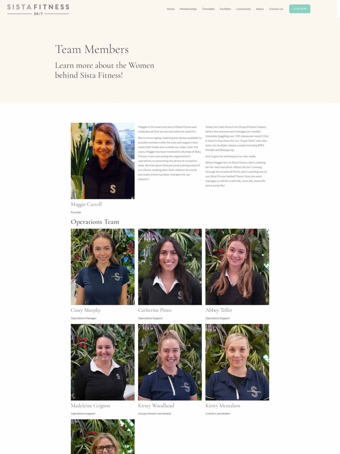 Our-Team-SISTA-FITNESS